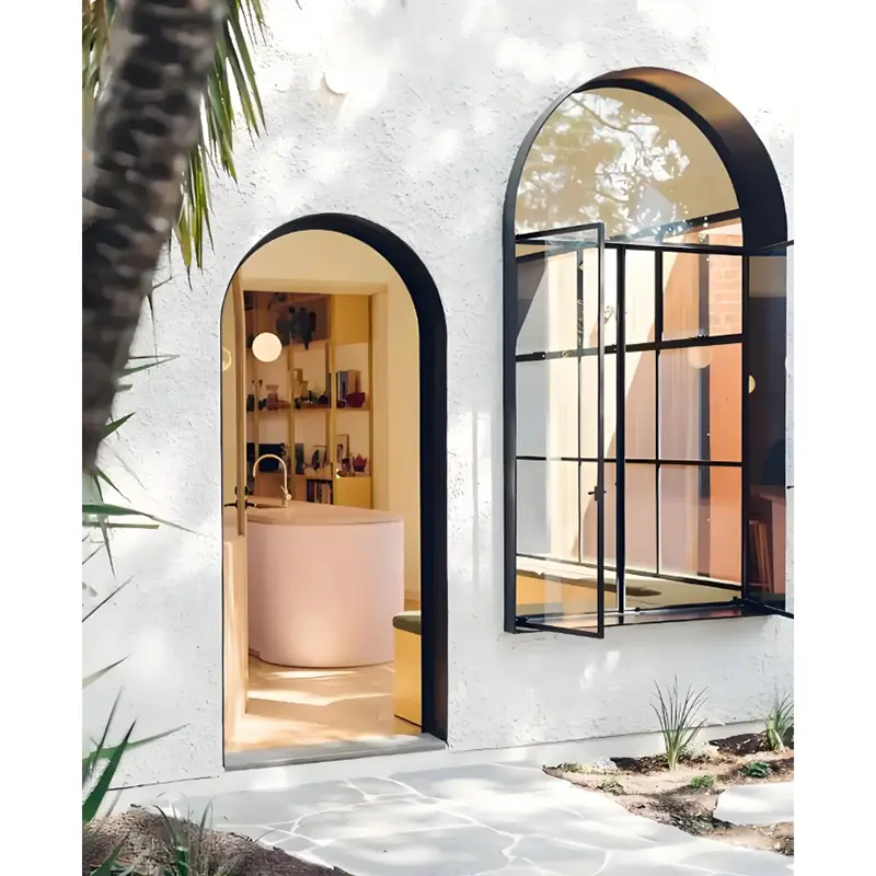 Geformte Fenster aus Aluminiumlegierung