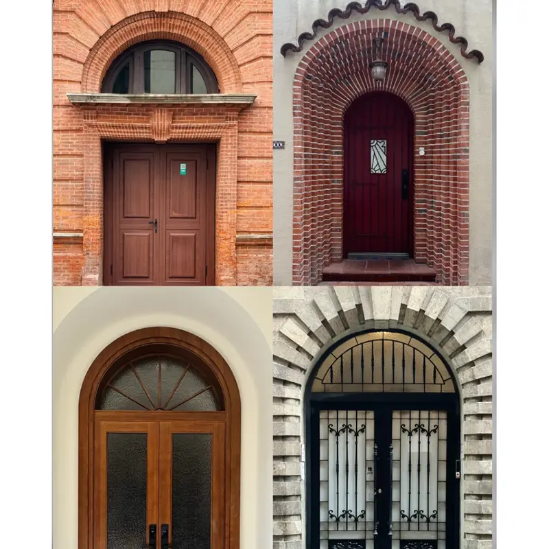 Aluminum Alloy Artistic Design Doors