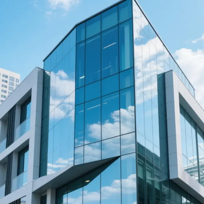 Gehärtetes Glas für Vorhangfassaden